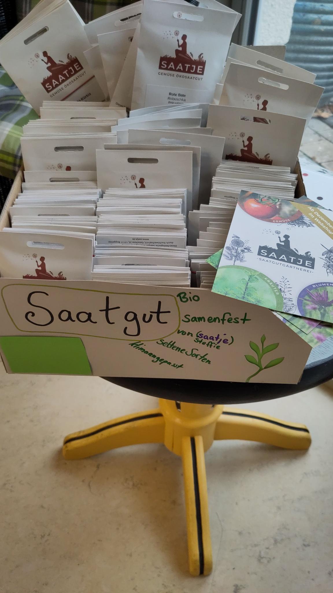 Neues Saatgut von saatje