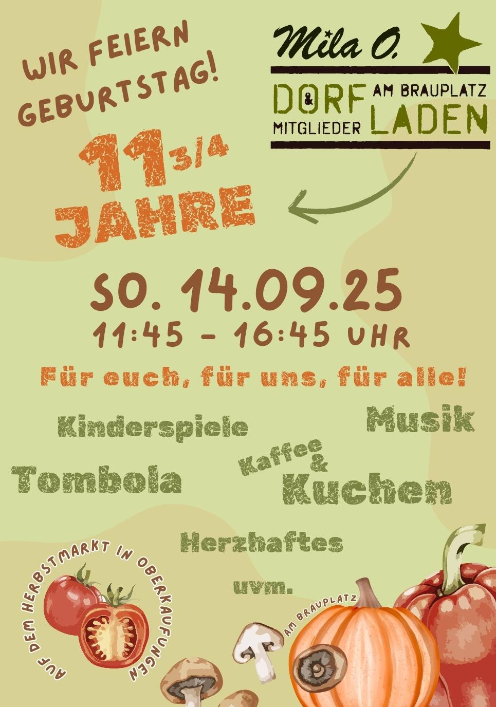 Einladung zum Jubiläum – 11¾ Jahre Mila O.